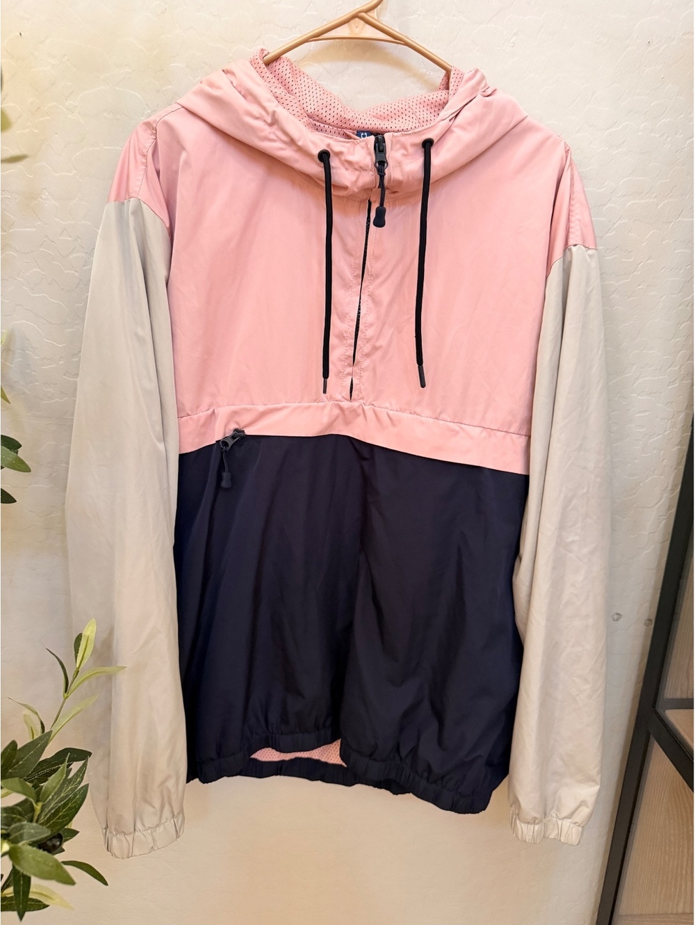 Divided Pink Windbreaker